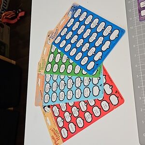 Vintage Photo Humor speech Balloons stickers  4 pkgs.